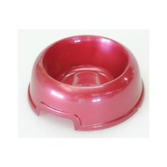 Миска для животных "Homepet", красный перламутр, 200 мл