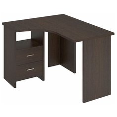 Письменный стол угловой Мэрдэс Домино Lite СКЛ-Угл, ШхГ: 100х120 см, угол: слева, цвет: венге Merdes