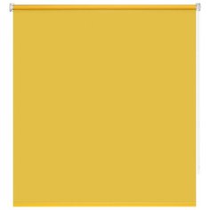Рулонные шторы 70 см х 160 см Желтый Плайн DECOFEST