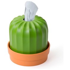 Держатель для салфеток Cactiss, оранжевый с зеленым Qualy