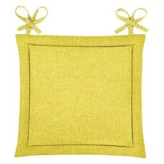 Подушка декоративная Home&Style Рогожка 40х40 см горчица