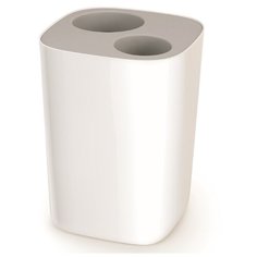 Контейнер мусорный Split™ для ванной комнаты, бело-серый Joseph Joseph