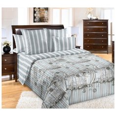 Постельное белье "Акватория 2" ( Евро ), Перкаль Текс Дизайн