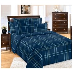 Постельное белье «Патрик 3 (2.0 европростыня)» перкаль Текс Дизайн