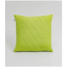 Подушка crinkle line иск.лебяжий пух, микрофибра, пэ 100%, 70x70, зеленый Selena