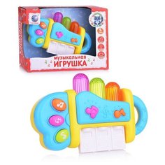 Пианино Tongde "Е-нотка" на батарейках, в коробке (65075)