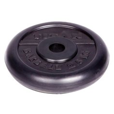 Диск обрезиненный Титан d 26 мм черный 2,5 кг Titan