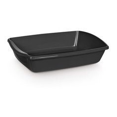 Pet Inn Туалет CLEO Графит для кошки без бортика