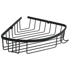 Полка угловая одноэтажная Fixsen Hotel черная, FX-31051-1A