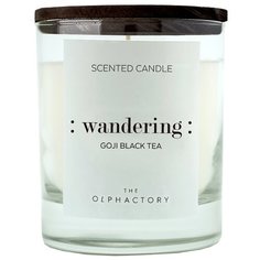 Свеча ароматическая Ambientair The Olphactory WANDERING Black Ягоды годжи 40ч
