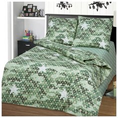 Детское постельное белье Милитари, 1,5 спальное, бязь Артпостель