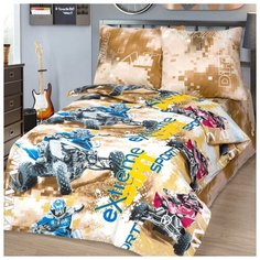 Детское постельное белье Техно, 1,5 спальное, бязь Артпостель