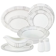 Обеденный сервиз Anna Lafarg Emily "Шенонсо" 27 предметов на 6 персон (AL-10-12_27-E5)