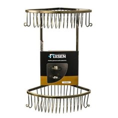 Полка Fixsen FX-858-2 2-ярусная, угловая