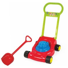 Детский игровой набор для песочницы: Газонокосилка детская + Лопатка 50 см. красная, ZEBRA TOYS Zebratoys