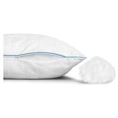 Medsleep / Подушка стеганая Skylor, льняное волокно и микроволокно «Лебяжий пух» Ultra Soft Лен, Лебяжий пух, 70x70 см