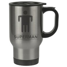 Автомобильная термокружка SUPERMEN (человек с трюмя ногами) Drabs