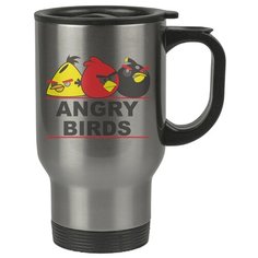 Автомобильная термокружка ANGRY BIRDS с тремя птичками Drabs