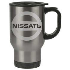 Автомобильная термокружка Пародия на Ниссан (ниссать) Drabs