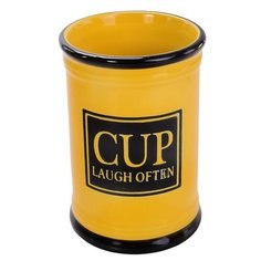 Стакан для зубных щеток Yellow CE2375BA-TB Аквалиния