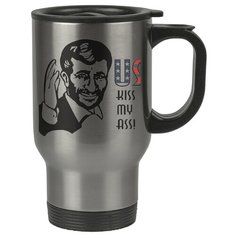 Автомобильная термокружка USA kiss my ass! , США целуй мой зад Drabs