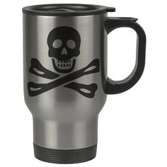 Автомобильная термокружка Череп и кости v.2 Drabs