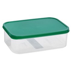 Доляна Контейнер пищевой 1.2 л, 14x20 см, зелeный