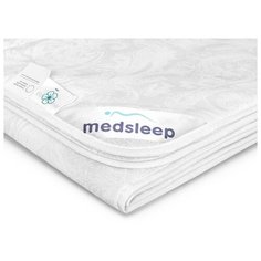 Medsleep / Одеяло Skylor, льняное волокно и микроволокно «Лебяжий пух» Ultra Soft Евро, 200x210, Всесезонное, с наполнителем Лен, Лебяжий пух