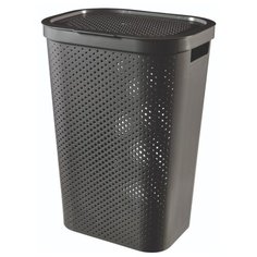 Корзина для белья INFINITY 59л темно-серая Curver