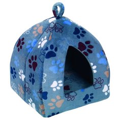 Домик для кошки LISSI 40х40х45см темно-серый Nobby