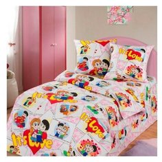 Постельное белье/Очаровашки/АртПостель/Бязь/Детский комплект 1,5 сп