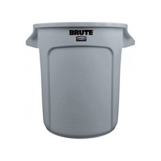 Контейнер Brute для мусора с крышкой, 37.9 л., Серый, Rubbermaid