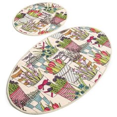 CHILAI HOME Комплект ковриков для ванной 60x100, 50x60см, 8682125919935