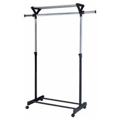 TIRE Раздвижная мобильная вешалка для одежды с полкой Gromell