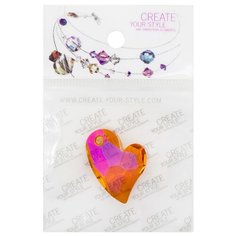Подвески 6261/E 27.0мм цветные 1шт. Swarovski (astral pink)