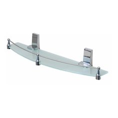 WasserKRAFT Lopau K-6044 Полка стеклянная с бортиком