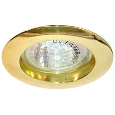 Feron Светильник встраиваемый DL307 потолочный MR16 G5.3 золотистый