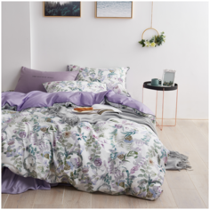 Комплект постельного белья Soft Box Seville 2-х спальный, Мако-сатин, простыня на резинке 160х200х30, наволочки 50x70, 70x70