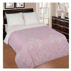 Постельное белье/Сакура (Поплин-De Luxe)/АртПостель/Евро