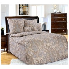 Постельное белье «Кашмир 1п», перкаль (Евро) Текс Дизайн