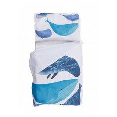 Forest kids Постельное белье Cute Whale (3 предмета)