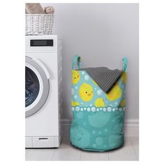 Корзина для хранения вещей JoyArty "Утиный бассейн" 35x50 см