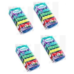 Бытовая химия ТД НХК ЧИСТЮЛЯ ЛЕГКАЯ губки для посуды 7 шт. Набор из 4 шт