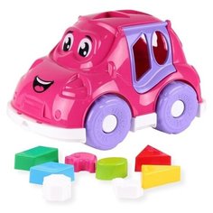 Автомобиль-сортер Technok Toys, ц. розовый ТехноК