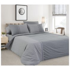 Простыня на резинке Эрл Грей, трикотаж (меланж) (160х200х30) Текс Дизайн