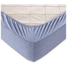 Простыня на резинке Женьшень, трикотаж (меланж) (140х200х30) Текс Дизайн