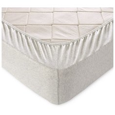 Простыня на резинке Имбирь, трикотаж (меланж) (180х200х30) Текс Дизайн