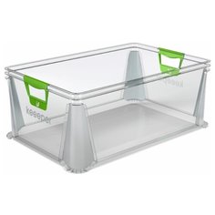 Ящик с резиновыми ручками Keeeper luis 45 л