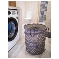 Корзина для белья "Фея порядка", 45x55 см, складная