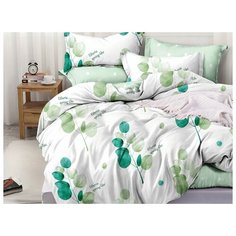 КПБ Cleo сатин набивной "Satin Lux" евро, 31/569-SL